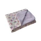 Colcha Cobreleito Infantil Estampada Cama Júnior 100% Algodão Soninho Lilás Arrumadinho Enxovais