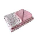 Colcha Cobreleito Infantil Estampada Mini Cama 100% Algodão Foguete Rosa Brilha Arrumadinho Enxovais