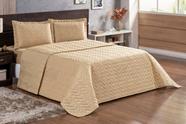 Colcha Colcha Cobre Leito Matelassê Cama Casal King Avelã 3 Peças - Cama Posta