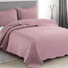 Colcha De Cama Ilusion Orla Casal Camesa 220x240 Rose