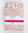 Colcha Dupla Face Solteiro 150 Fios Camesa Rosa