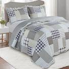 Colcha Evolution Patchwork King 03 Peças Camesa