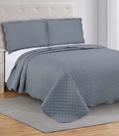 Colcha Grid King Camesa Cinza Colcha Grid King Camesa Cinza