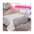 Colcha Jolitex De Solteiro Matelassada Rosa Claro