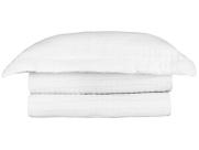 Colcha Loft Queen Size Com 3 Peças 2,40m x 2,60m Cor Branca Camesa