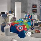 Colcha Matelassê Dupla Face Solteiro Avengers Lepper