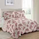 Colcha Patchwork 3 peças Anita King Size Camesa