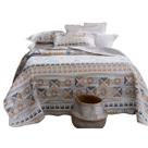 Colcha Patchwork - Solteiro - Dupla Face - C/ Porta Travesseiro - Piccadilly 3 - Rozac