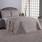 Colcha Queen 03 Peças Dupla Face Matelado Petchwork Liso