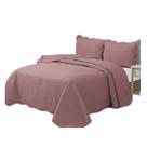Colcha Queen 3 Peças Prosa Camesa Cor:Fucsia
