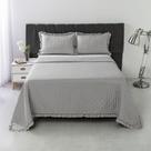 Colcha Queen Babado Bella Matelada 3 Peças Porta Travesseiro Colcha Queen Babado Bella Matelada 3 Peças Porta Travesseiro