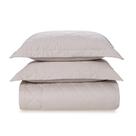 Colcha Queen com 2 Porta Travesseiros Cetim 300 Fios Bossa Prata Karsten