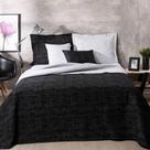 Colcha Queen Jacquard Dual Dupla Face 5 Peças - Preto - To Decorando