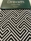 Colcha Solteiro Dream 1,50M X 2,40M 100% Algodão Preto E Branco