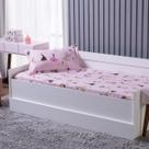 Colcha Solteiro Matelado Slip Zapt Zum Infantil Com Elástico Tecido Percal Algodão 200 Fios 02 Peças Sofie