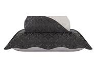 Colcha Sultan Cetim Fashion Dupla Face Solteiro 3Pçs 180x24