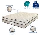 Colchão Casal 138x188x24 Pro Soft Bamboo Prorelax Molas Ensacadas Pillow Top Turn Free - Cinza