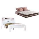 Colchão Casal Classic + Cama Invicta Branco