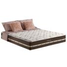 Colchão Casal Classic Marrom Molas Ensacadas Anjos 22x138x188