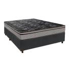 Colchão Casal D28 + Box Cinza - Conforto