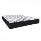 Colchão Casal D33 Extra Firme 138x188x19 Suporta 130kg Preto Com Branco