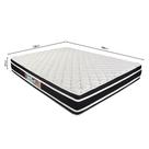 Colchão Casal de Espuma Castor Black &amp White Air D33 Double Face - 138 x 188 x 27