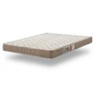 Colchão Casal Espuma D20 138 x 188 x 14 Bege Marrom Celiflex