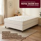 Colchão Casal Espuma D33 Orthocrin Royal Saúde Plus Pillowtop 138x188x28