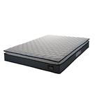 Colchão Casal Espuma D45 Pillow Top Strong 138x188x24cm Cinza/Branco Hellen - Suporta até 150kg por Colchão Casal Espuma D45 Pillow Top Strong 138x188x24cm Cinza/Branco Hellen - Suporta até 150kg por