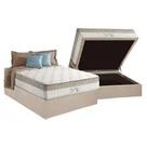 colchao casal king best pillowin molas ensacadas + box bau casal blindado