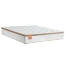 Colchão Casal King Molas Ensacadas Real 193x203x27cm Branco / Bege Inducol - Suporta até 130kg por Pessoa