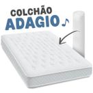 Colchão Casal Ortopédico Adagio a Vácuo 100% Espuma 138x188x14cm Maestro Colchões Colchão Casal Ortopédico Adagio a Vácuo 100% Espuma 138x188x14cm Maestro Colchões