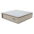 Colchão Casal Probel Molas Ensacadas Pillow Top 138x188x30cm Guarda Costas Genova Branco/bege