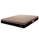 Colchão Casal Queen Espuma D33 Pillow Top Millenium 158x198x19cm Marrom Hellen - Suporta Até 120 Kg Marrom