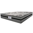 Colchão Casal Queen Gazin Com Molas Ensacadas Rubi 158x198x32cm Cinza/preto - Suporta Até 120 Kg Cinza