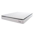 Colchão Casal Queen Molas Ensacadas City Pillow Top 158x198x23cm Branco-preto Hellen Branco-pre Colchão Casal Queen Molas Ensacadas City Pillow Top 158x198x23cm Branco-preto Hellen Branco-pre