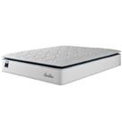 Colchão Casal Queen Molas Ensacadas Com Pillow Sevilha 158x198x33cm Branco/cinza Hellen Branco