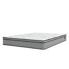 Colchão Casal Queen Molas Ensacadas Mirage 158x198x24cm Cinza/Branco Umaflex
