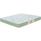 Colchão Casal Queen Sleep Max Espuma D33 158x198x25cm Branco/Verde - Castor Colchão Casal Queen Sleep Max Espuma D33 158x198x25cm Branco/Verde - Castor