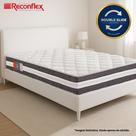 COLCHÃO CASAL RECONFLEX MAX SAÚDE PREMIUM ESPUMA D33 SELADO TECIDO MALHA 188x138x24
