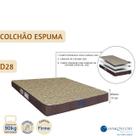 Colchão Casal Toulon D28 Espuma 138x188x17 Conforto Firme com Toque Suave Alta Qualidade