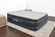 Colchão de ar SLEEPLUX durável inflável com bomba queen size