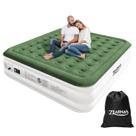 Colchão de ar Zearna King Size 18 polegadas com bomba embutida 750 libras Colchão de ar Zearna King Size 18 polegadas com bomba embutida 750 libras