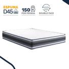 Colchão de Espuma D45 Double Face Territory Hellen Queen 158cm
