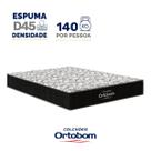 Colchão de Espuma D45 One Face Ortobom Airtech 150 D45 Casal 138 cm