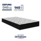 Colchão de Espuma D45 One Face Ortobom Airtech 150 D45 Solteiro 78 cm