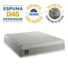 Colchão de Espuma D45 Pillow Top Strong Casal 138 cm