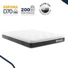 Colchão de Espuma D70 Pillow Top Ortopédico Ultra D70 Casal 138cm