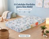 Colchão De Mini Cama Infantil D 20 Baby D Espuma 148x68x10 Colchão De Mini Cama Infantil D 20 Baby D Espuma 148x68x10