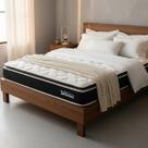 Colchão de Molas Ensacadas Pillow Top Black Spring D70 Casal 138cm Colchão de Molas Ensacadas Pillow Top Black Spring D70 Casal 138cm